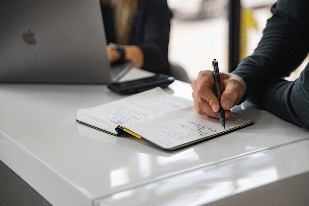 a person drafting a will
