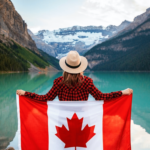 Nanda & Associate Lawyers Canada - Woman holding Canada’s flag