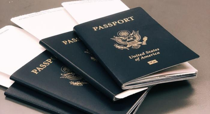 Student passports after getting a student visa for immigration in Canada. 
