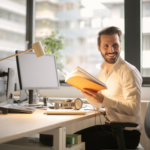 Nanda & Associate Lawyers Canada - A businessman working in their office