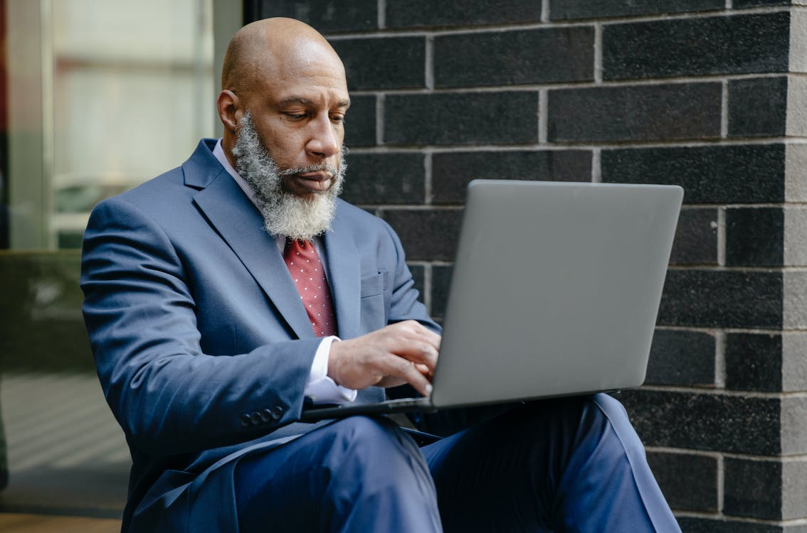 A person registering online for a Canadian visa