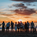 Nanda & Associate Lawyers Canada - A family watching the sunset at a beach