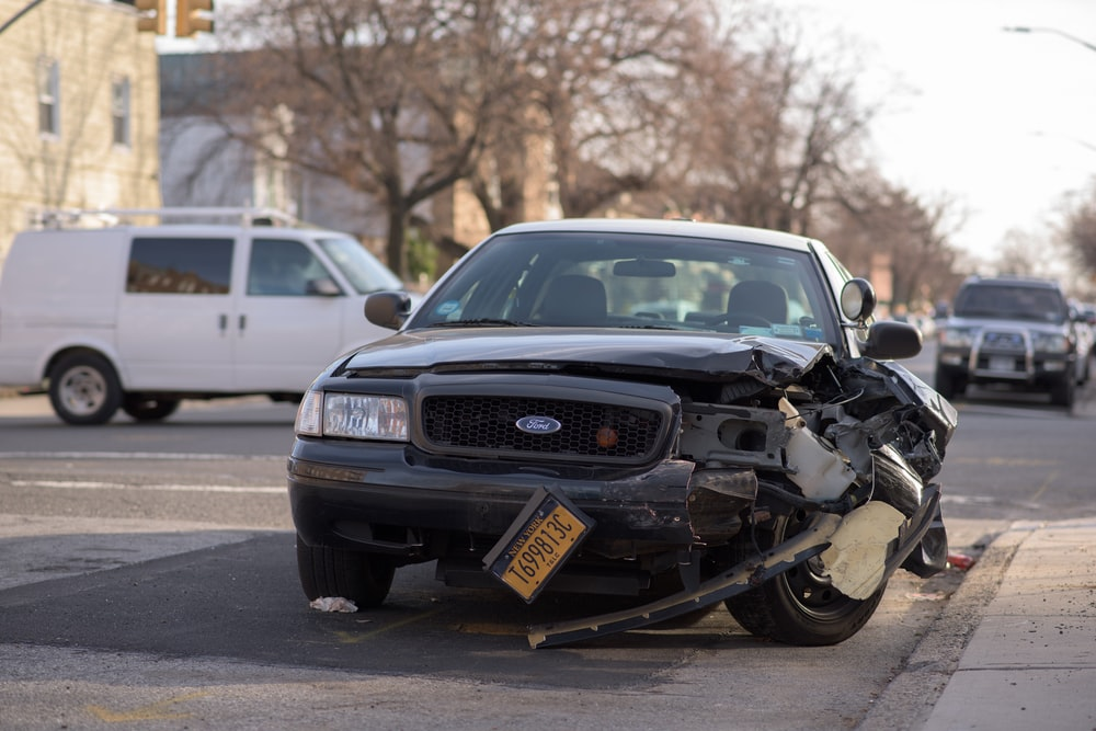 Nanda & Associate Lawyers Canada - A damaged car after an accident