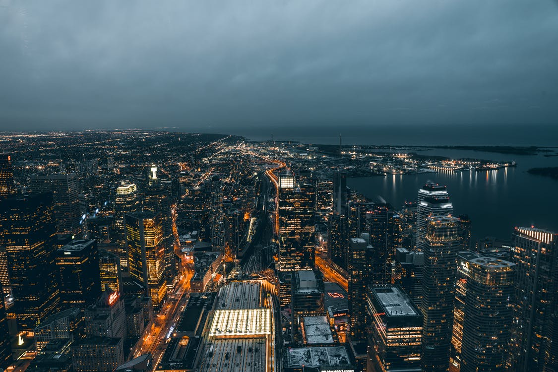 skyline view of Toronto