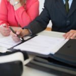 Nanda & Associate Lawyers Canada - A divorce lawyer speaking with their client.