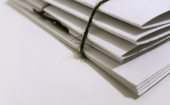 Folders of documents. 