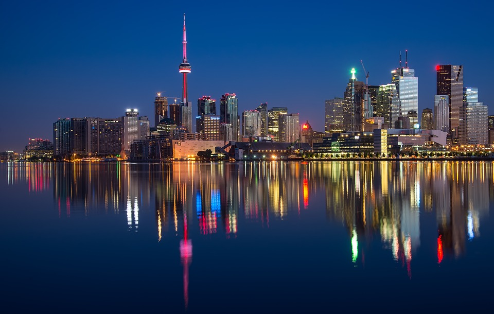 Nanda & Associate Lawyers Canada - A view of buildings during the night.
