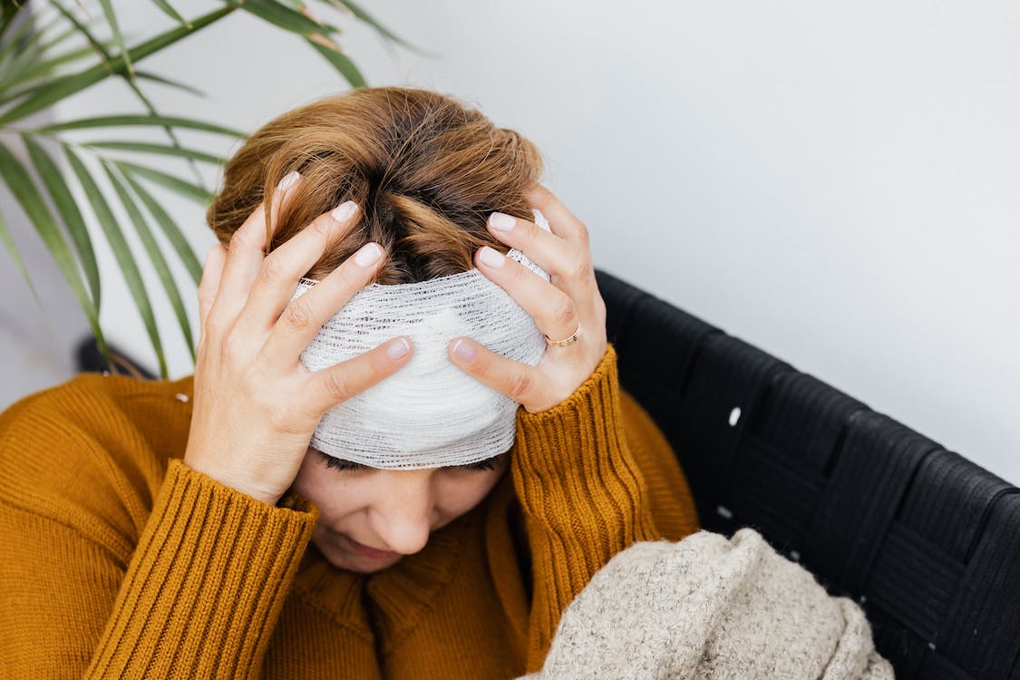 Nanda & Associate Lawyers Canada - A bandaged woman post-accident