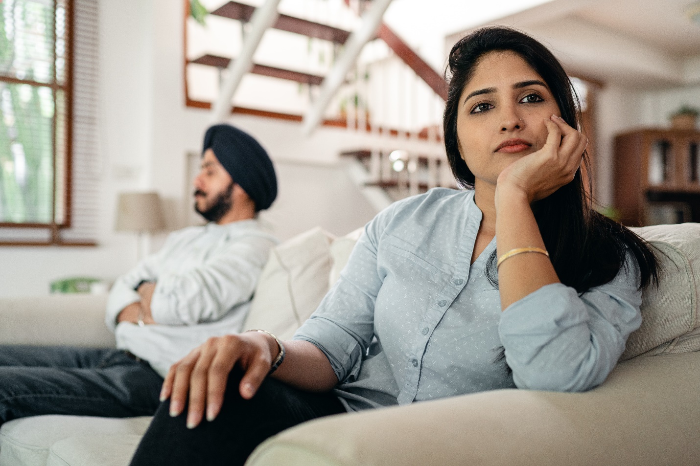 Nanda & Associate Lawyers Canada - A couple not talking to each other