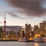 Nanda & Associate Lawyers Canada - Toronto City at night.