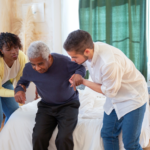 Nanda & Associate Lawyers Canada - Canadian caregivers helping a man
