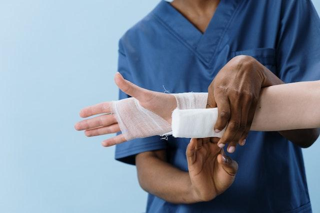 Nanda & Associate Lawyers Canada - An individual with a wrist injury