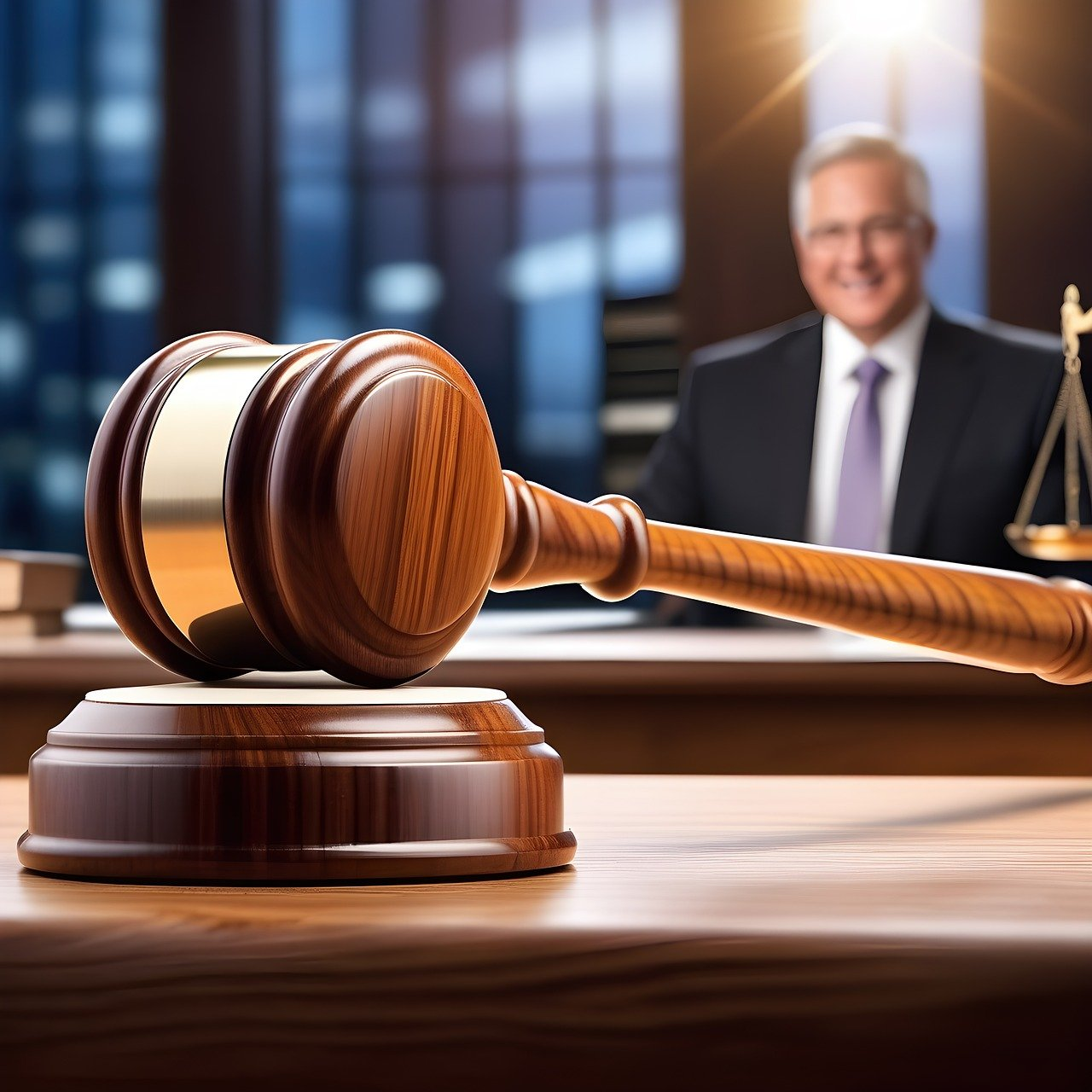 Nanda & Associate Lawyers Canada - A hammer and gavel